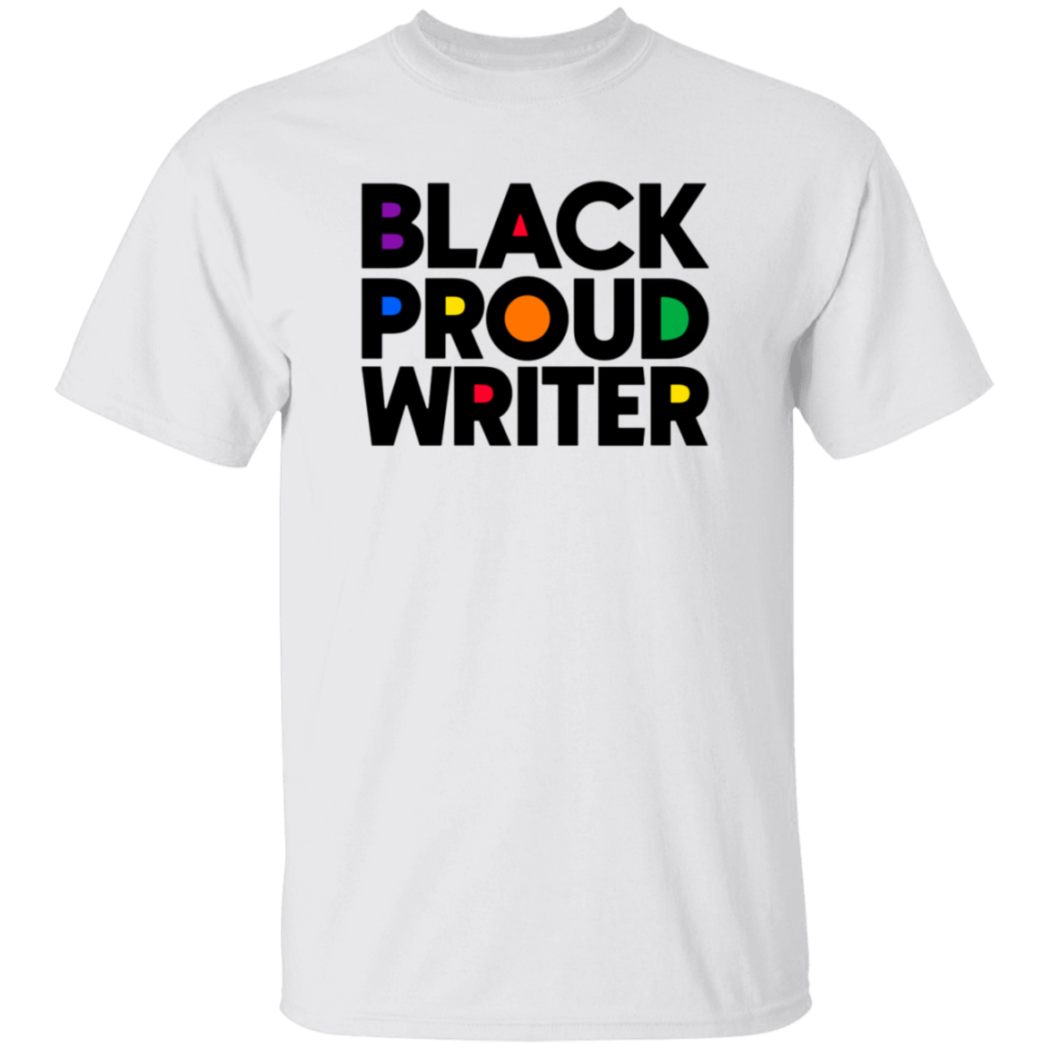 Black Proud Writer Bold Unisex Tee
